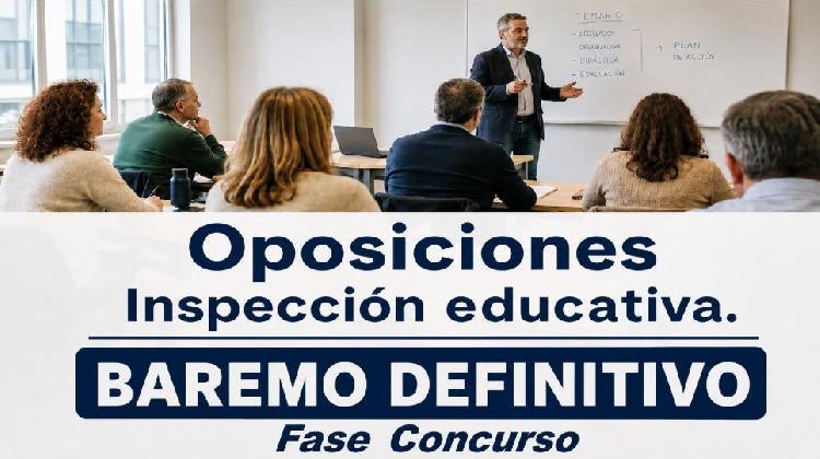 Concurso - Oposición Inspección Educativa 2026. Baremo DEFINITIVO. - ANPE Castilla La Mancha