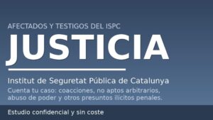 Abierta la recogida de testimonios de afectados y testigos del ISPC (cualquier promoción) 1