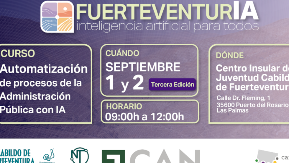 El Cabildo impulsa nuevas acciones formativas en inteligencia artificial para personal de las administraciones