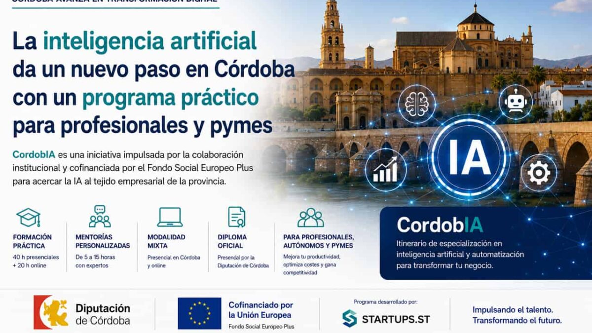 La inteligencia artificial da un nuevo paso en Córdoba con un programa práctico para profesionales y pymes