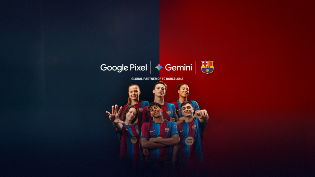 Google Gemini y Google Pixel, nuevos partners del FC Barcelona