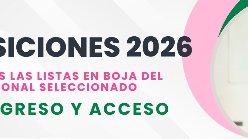 Publicación de personal seleccionado Oposiciones 2026 - CSIF