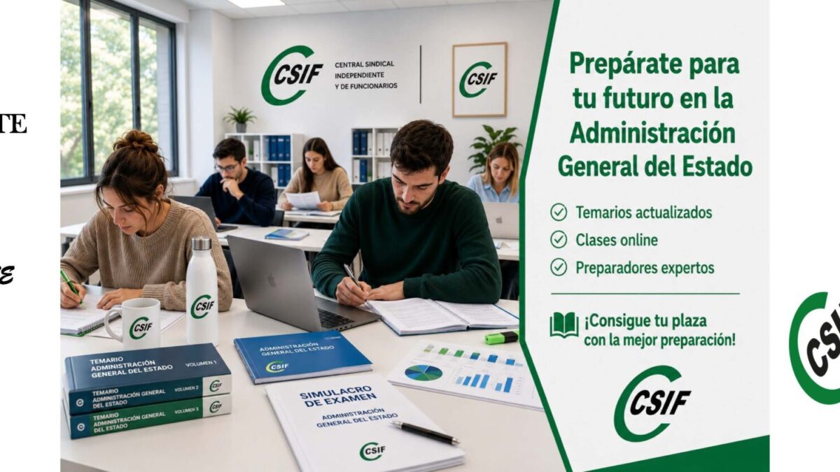 PROXIMAMENTE PREPARACIÓN OPOSICIONES AGE 2026 - 2027 - CSIF