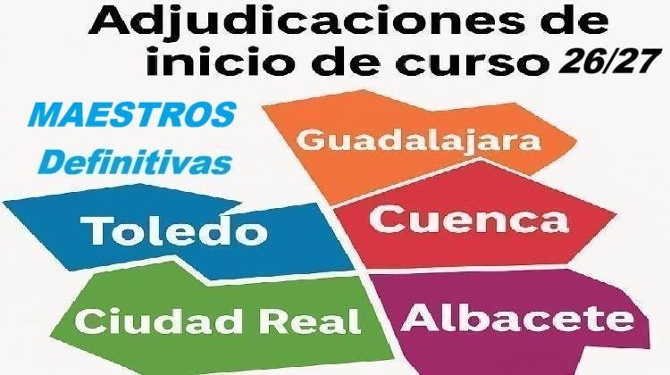 MAESTROS INTERINOS. PUBLICADO MANUAL RETIRADA CREDENCIAL Y ADJUDICACIÓN DEFINITIVA VACANTES 26/27. Plazo 13 a 28 Agosto