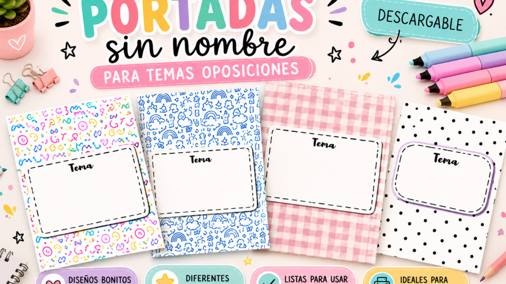 Portadas sin nombre para temas oposiciones - Orientación Andújar