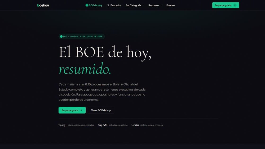 Convocatorias de Oposiciones por Año — OEP - El BOE de hoy,resumido.