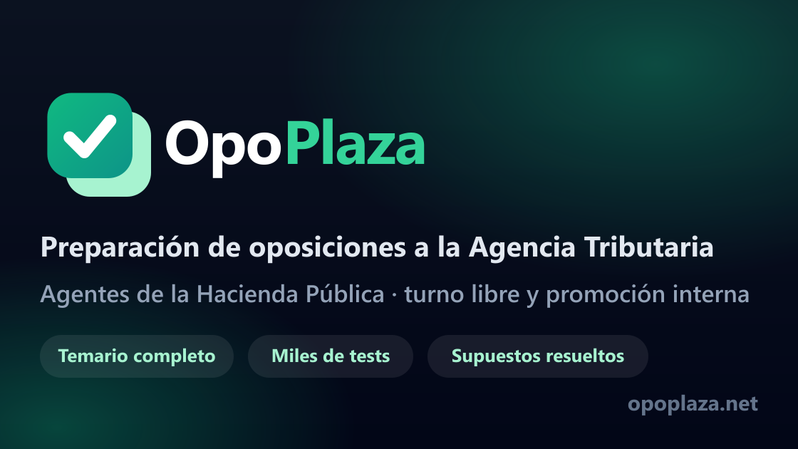 Blog de oposiciones a Agentes de Hacienda - OpoPlaza