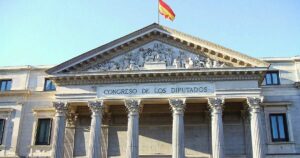 Fachada del Congreso de los Diputados en Madrid